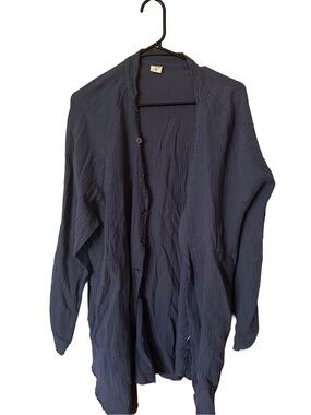 Women's Navy Lightweight Cardigan Size M